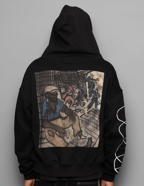 RITUAL HOODIE — PRAYER BEADS