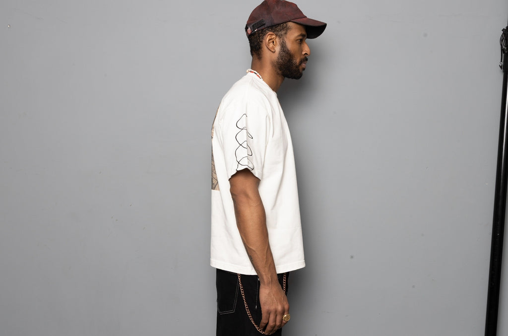 PRAYER BEADS System Tee SS26- Black/White - SS26